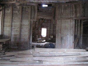 Inside the clave cabin as it exists today