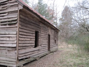Backside of slave cabin